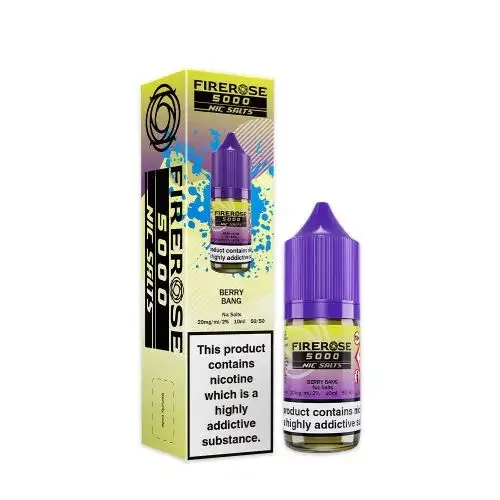 10ml Berry Bang by Elux Firerose 5000 Nic Salts
