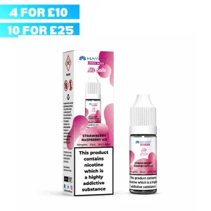 10ml Strawberry Raspberry Ice by Hayati Pro Max Nic Salts