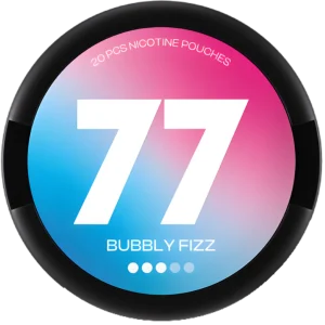 77 Bubbly Fizz Nicotine Pouches – 10mg (5 Pack)