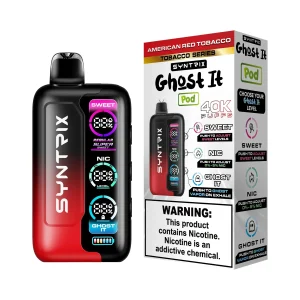 American Red Tobacco - Syntrix Ghost It 40k Disposable Vape