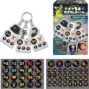 Bandai Splatoon 3 Gear Charm 10pc Box Collectible Toy