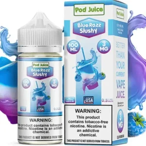 Blue Razz Slushy by Pod Juice 100ML