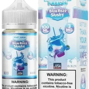 Blue Razz Slushy Freeze by Pod Juice 100ML
