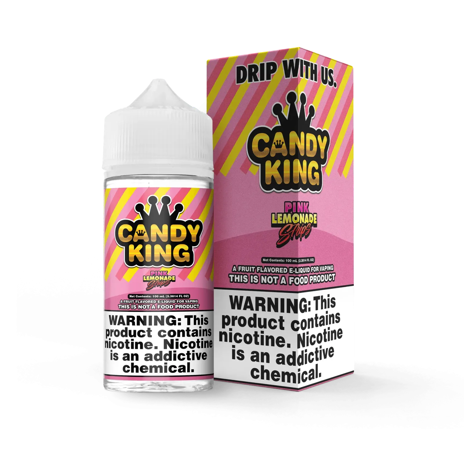 CANDY KING – Pink Lemonade Strips – 100ML E-Liquid