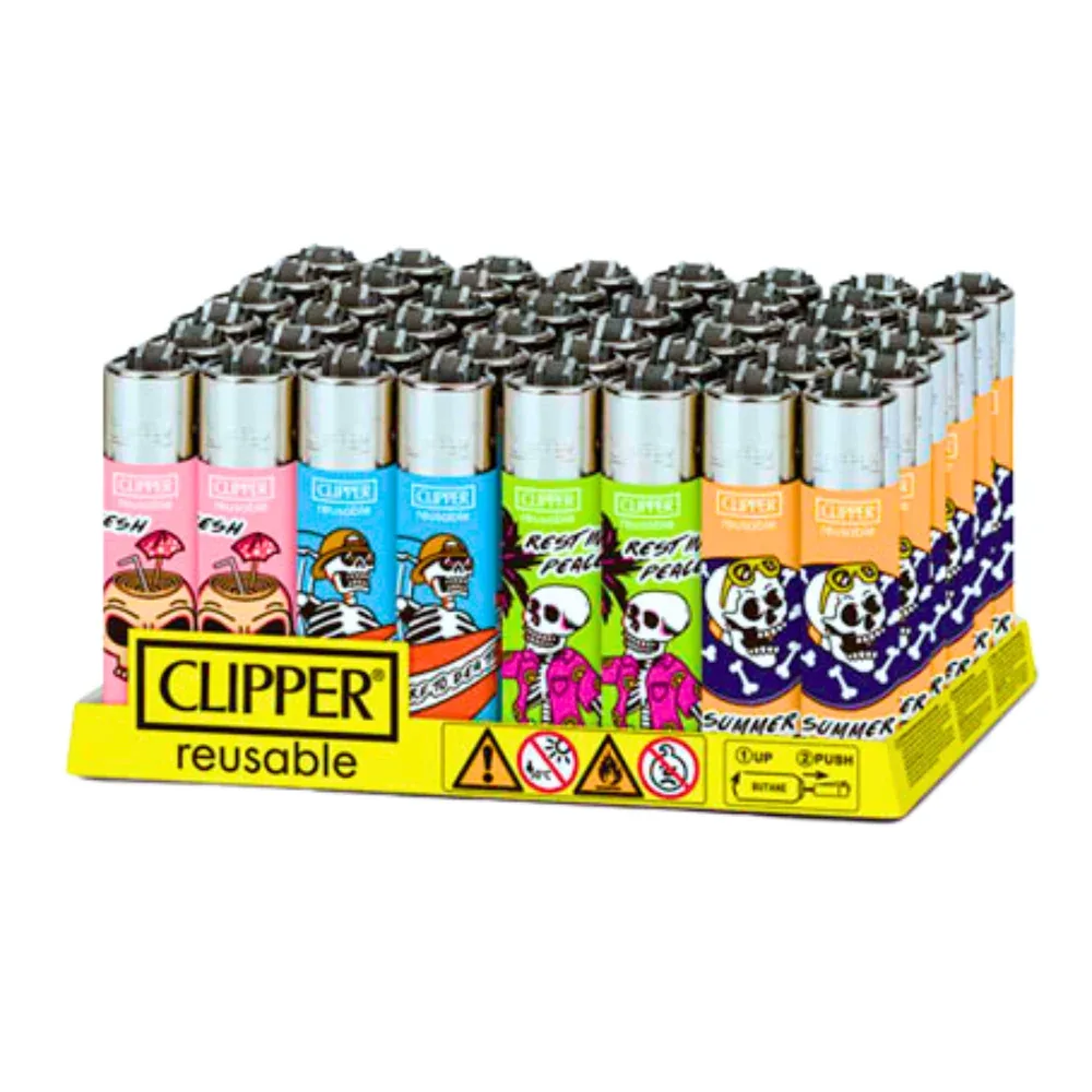 Clipper - Summer Skulls Lighter