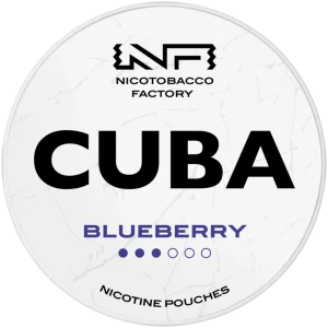 Cuba White Line Blueberry Nicotine Pouches 10mg (5 Pack)