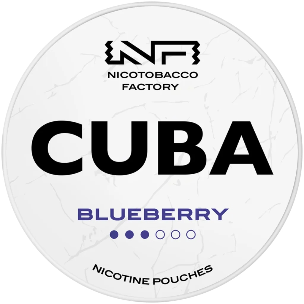 Cuba White Line Blueberry Nicotine Pouches 10mg (5 Pack)