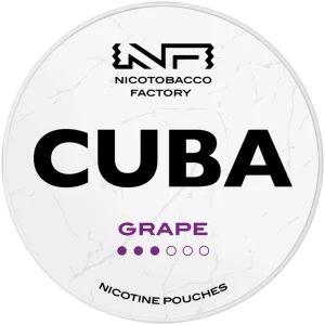 Cuba White Line Grape Nicotine Pouches 10mg (5 Pack)