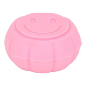 Happy Pink Silicone Container