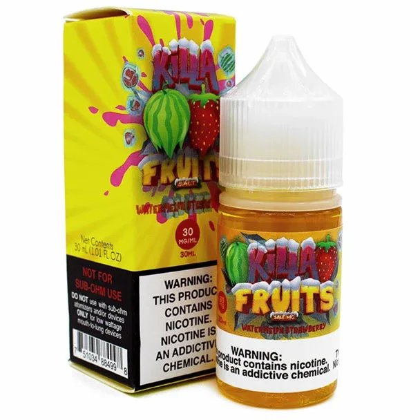 Iced Watermelon Strawberry - 50mg - Killa Fruits Salt - 30mL