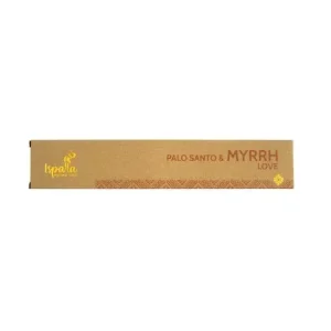 Ispalla Organic - "Love" Palo Santo & Myrrh 10 Incense Sticks 9"