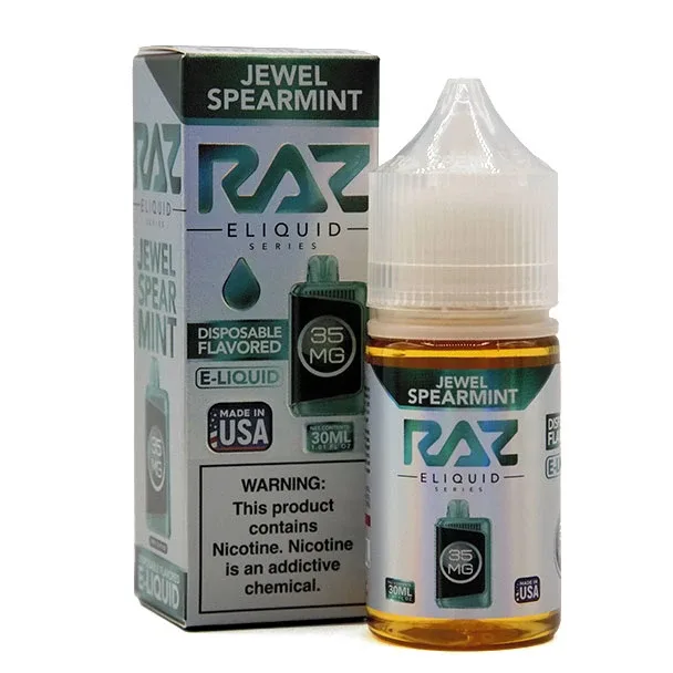 Jewel Spearmint - 35mg - Pod Juice X Raz Salt - 30mL