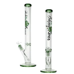 Johnny Green - 20″ 9mm Straight Tube w/ Grid Percolator Slide