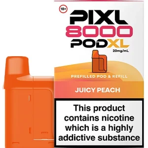 Juicy peach PIXL 8000 Pod XL pod & refill 12ml