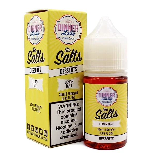 Lemon Tart - 50mg - Dinner Lady Salt - 30mL