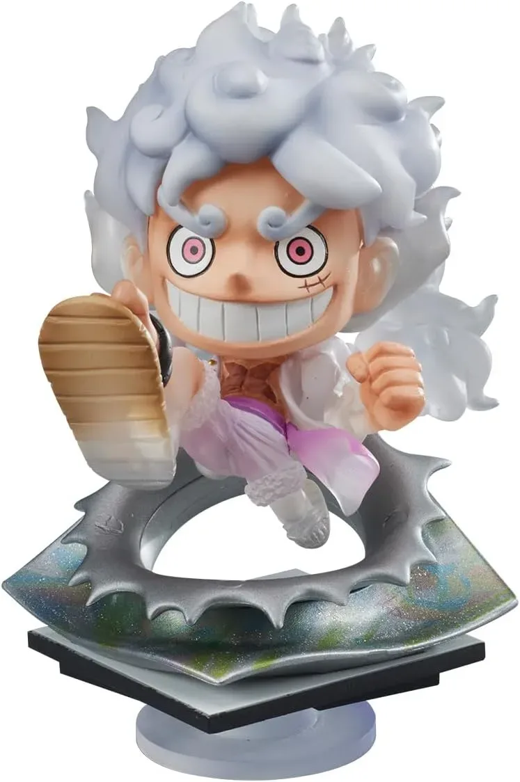 Nifurumeshon Sogo Monkey D Luffy Chewing Gum Candy Toy Set of 1 by BANDAI
