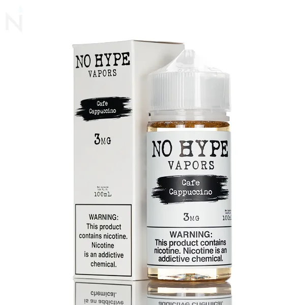 No Hype Vapors – Cafe Cappuccino – 100mL