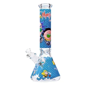 OG Original - 14" 7mm Cartoon Honeycomb Series Bong