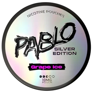 Pablo Silver Edition Grape Ice 10mg Nicotine Pouches (5 Pack)