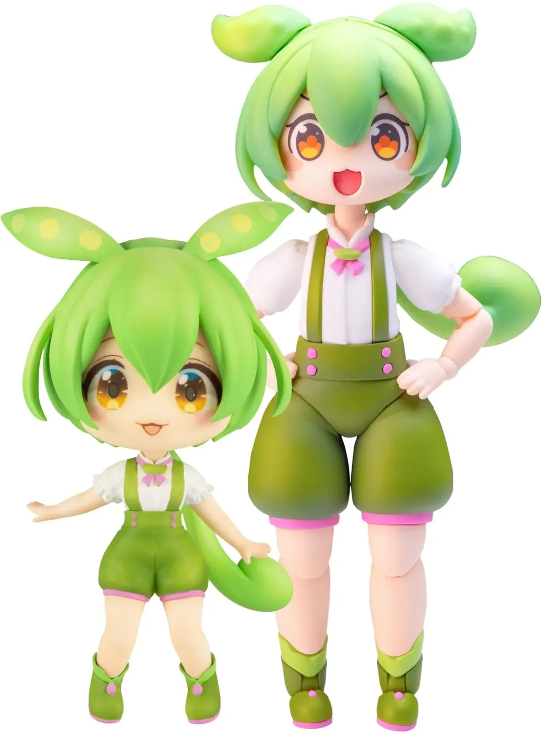 Plum Tohoku Zunko Zundamon Project Mini Bundled Set Action Figure