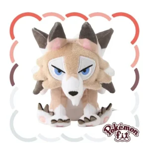 Pokemon Plush Toy Lycanroc Midday Form Fit Series Collectible