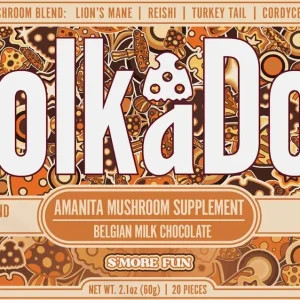 Polka Dot Mushroom Bar S'more Fun