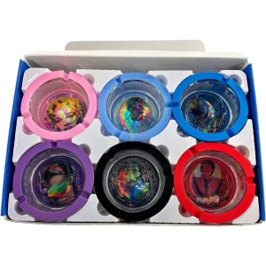Characters Silicone Glass Small Ashtray ( Single Ashtray price )