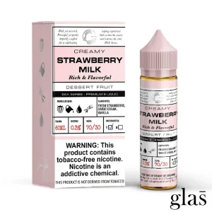 GLAS BSX Series Strawberry Milk 60ml TF Vape Juice - 6mg
