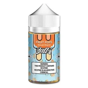Polar Peach Salt eJuice by Fruit Pops Vapor E-Liquid