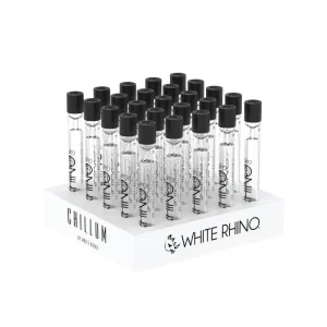 Chillum With Silicone Cap - 25 Count Display