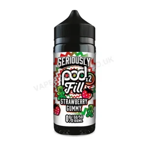 Doozy Seriously Pod Fill x2 Strawberry Gummy E-Liquid Shortfill