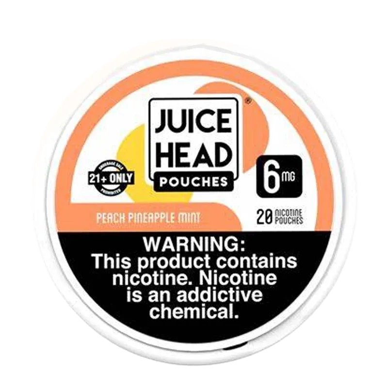 Juice Head Nicotine Pouches - Peach Pineapple Mint