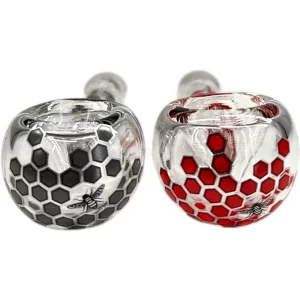 Honeycomb Decal 5.5 Inch Hand Pipe