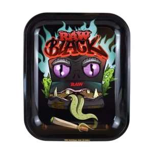 RAW - Black Monster Metal Large Rolling Tray