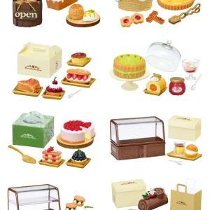 Re-Ment Petit Sample Cake Shop Box Komorebi No Mori 120x145x205mm PVC ABS
