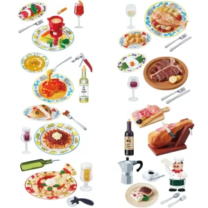 Re-Ment Petit Sample Series Small Street Corner Trattoria Complete Set Figures