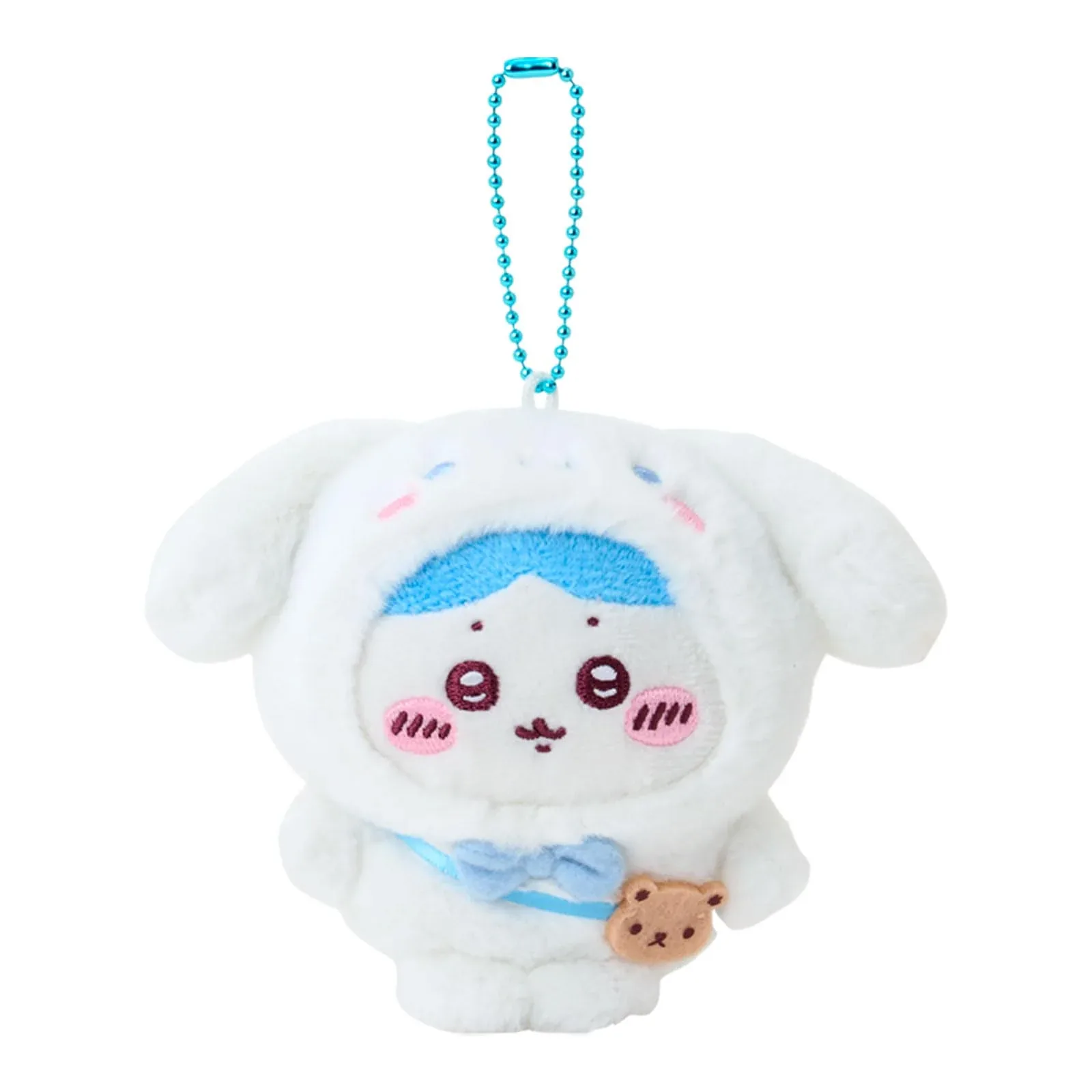 Sanrio Chiikawa Hachiware Cinnamoroll Mascot Holder Polyester Steel Ages 6+