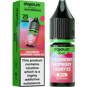 Strawberry raspberry cherry ice DOJOLIQ e-liquid by Vaporesso 10ml