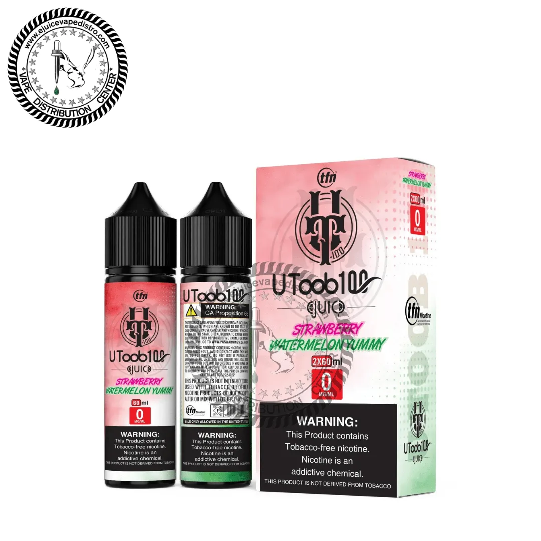 Strawberry Watermelon Yummy by U TooB 100 Ejuice 2x60ML 120ML - Image 2
