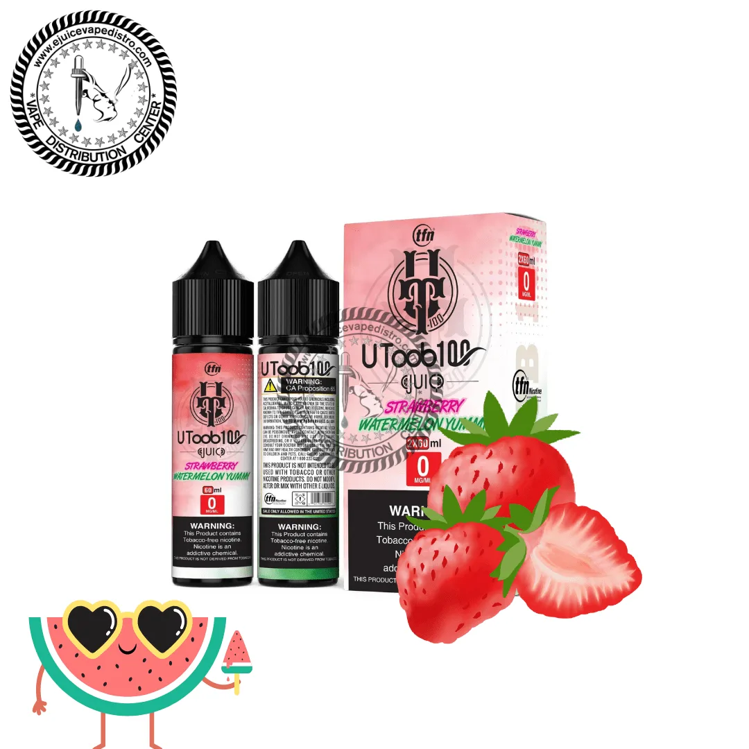 Strawberry Watermelon Yummy by U TooB 100 Ejuice 2x60ML 120ML