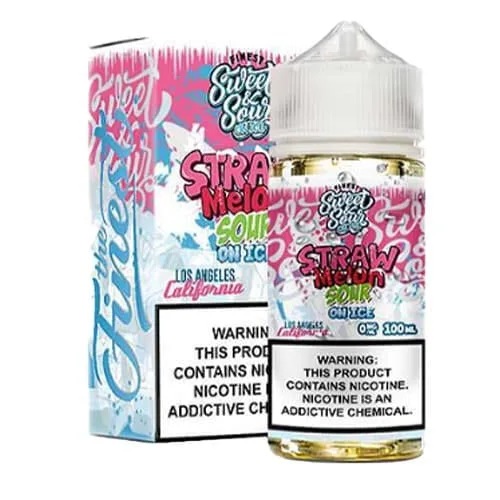 Strawmelon On Ice By The Finest Sweet And Sour 100ML
