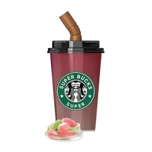 SUPER BUCKS Mini Cup Disposable Vape 8000 Puffs – Watermelon Candy Ice