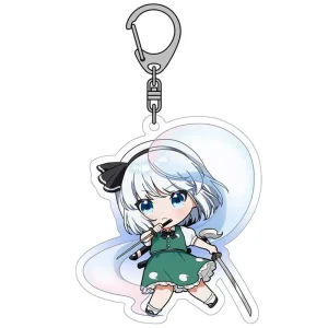 Touhou Project Youmu Acrylic Keychain - Durable Anime Accessory