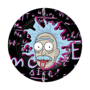 V Syndicate Filthy Genius Round Metal Ashtray - 5.5in