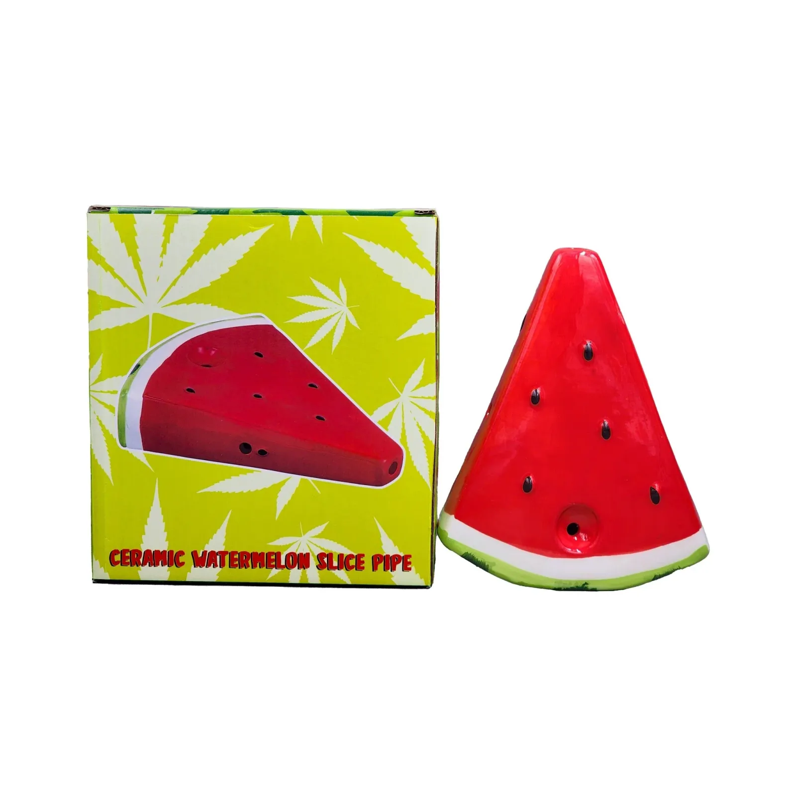Watermelon Slice Pipe - 6in - Image 2