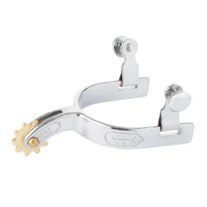 Youth Spurs with Engraved Band
