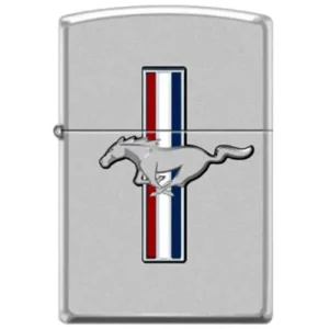 Zippo Lighter - Ford Mustang Chrome