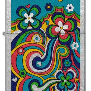 Zippo Lighter - Funky Flower Power