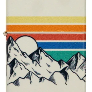 Zippo Lighter - Mountain Range w/ Colors