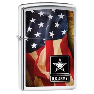 Zippo Lighter - US Army Flag
